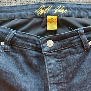 Bill Blass Women's Dark Blue Boyfriend Jeans